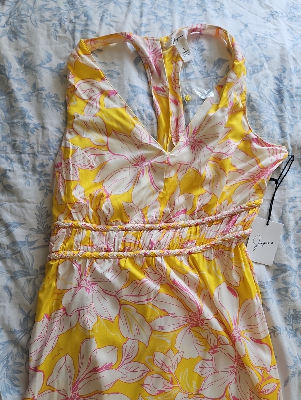 Japna Yellow Floral Juniors Summer Dress